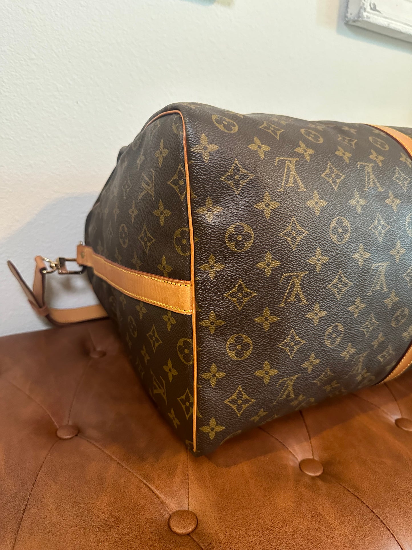 Louis Vuitton Monogram Keepall Bandouliere 60 Travel Duffle