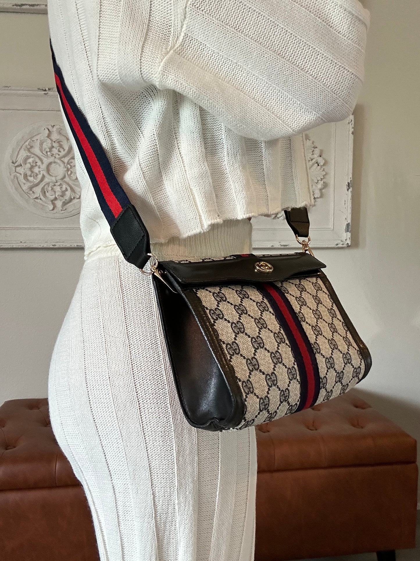 Gucci Vintage blue sherry line