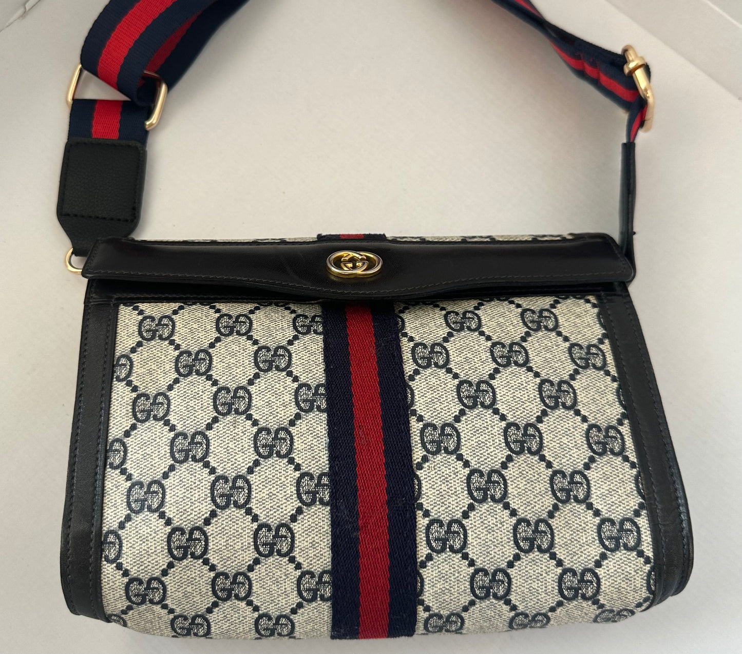 Gucci Vintage blue sherry line