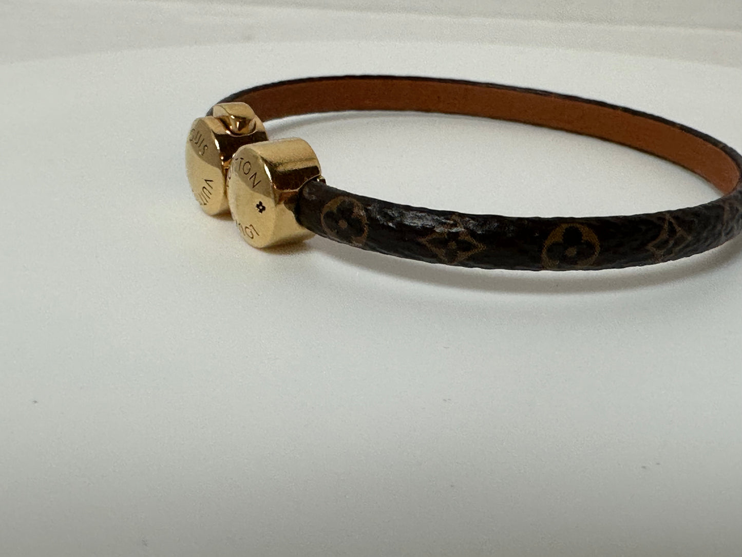 Louis Vuitton Brown Monogram History Mini Women's Bracelet