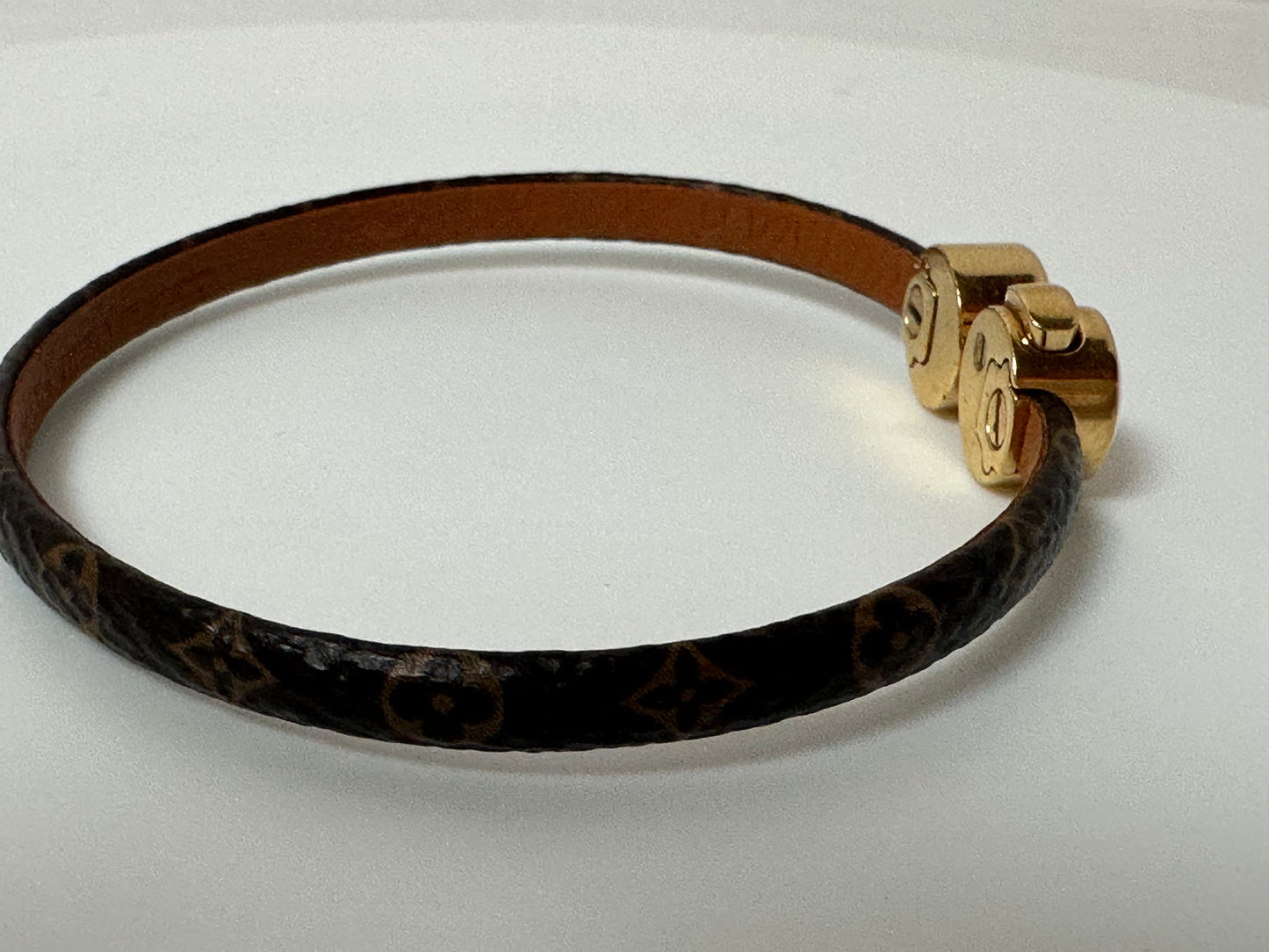 Louis Vuitton Brown Monogram History Mini Women's Bracelet