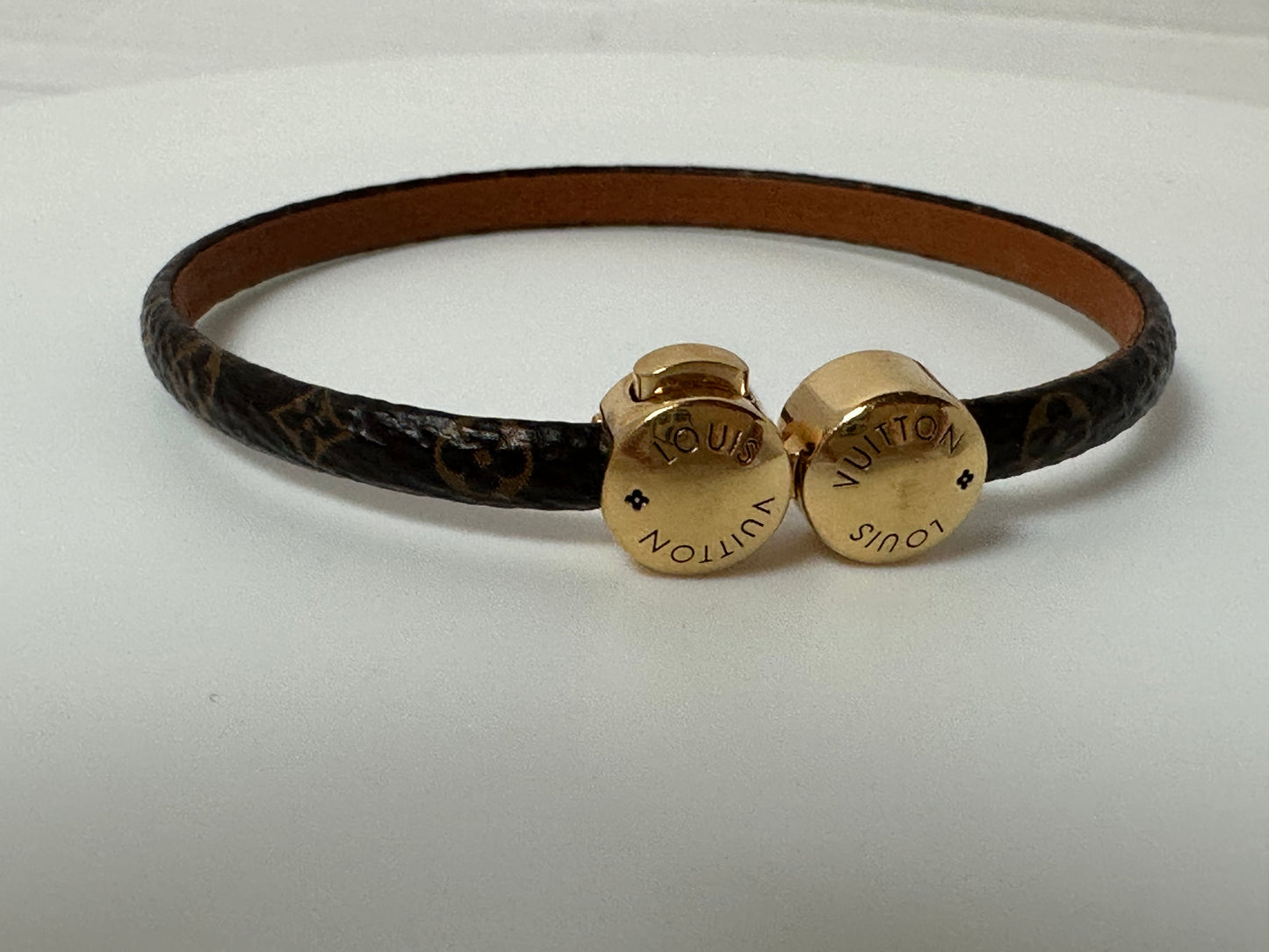 Louis Vuitton Brown Monogram History Mini Women's Bracelet