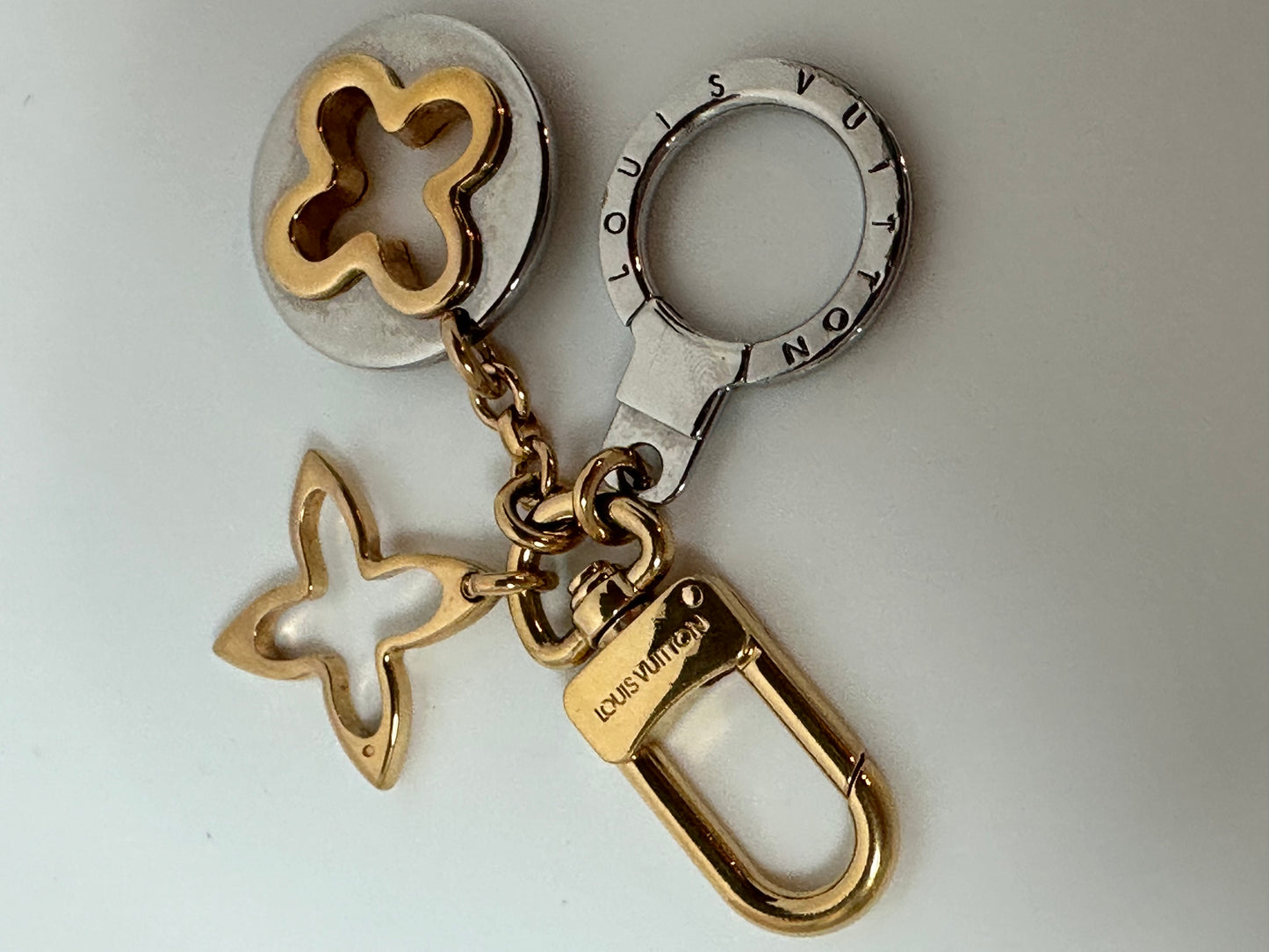 LOUIS VUITTON Silver & Gold Insolence Charm