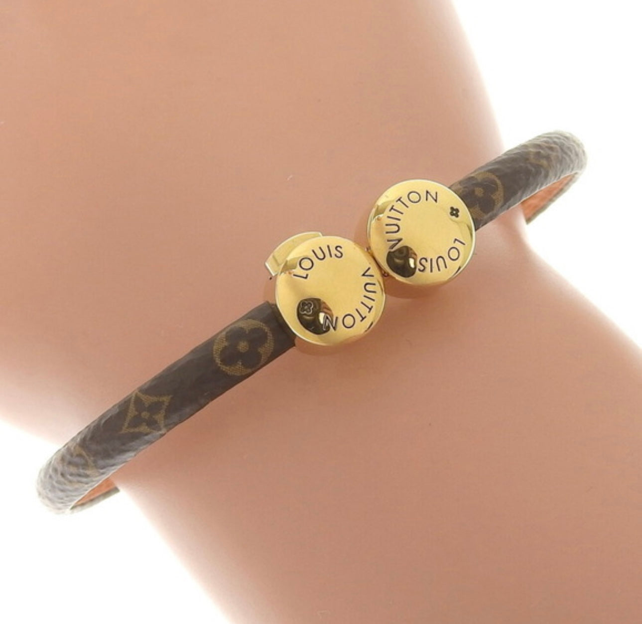 Louis Vuitton Brown Monogram History Mini Women's Bracelet