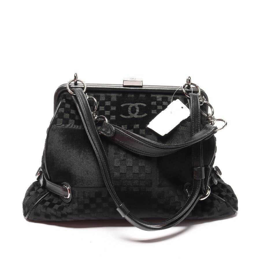 Chanel embossed velvet cc shoulder bag.