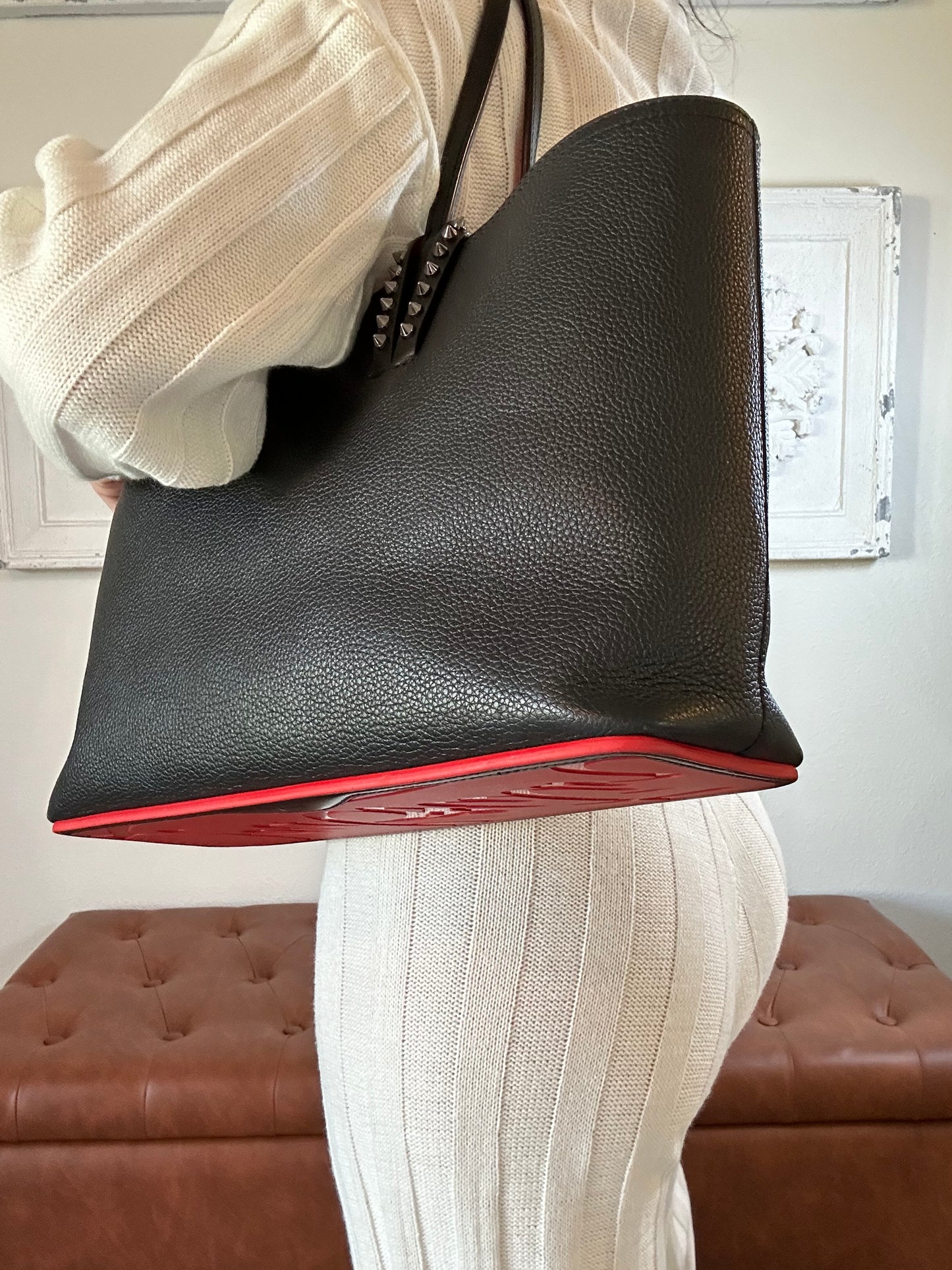 Christian Louboutin Cabata Small Leather Tote