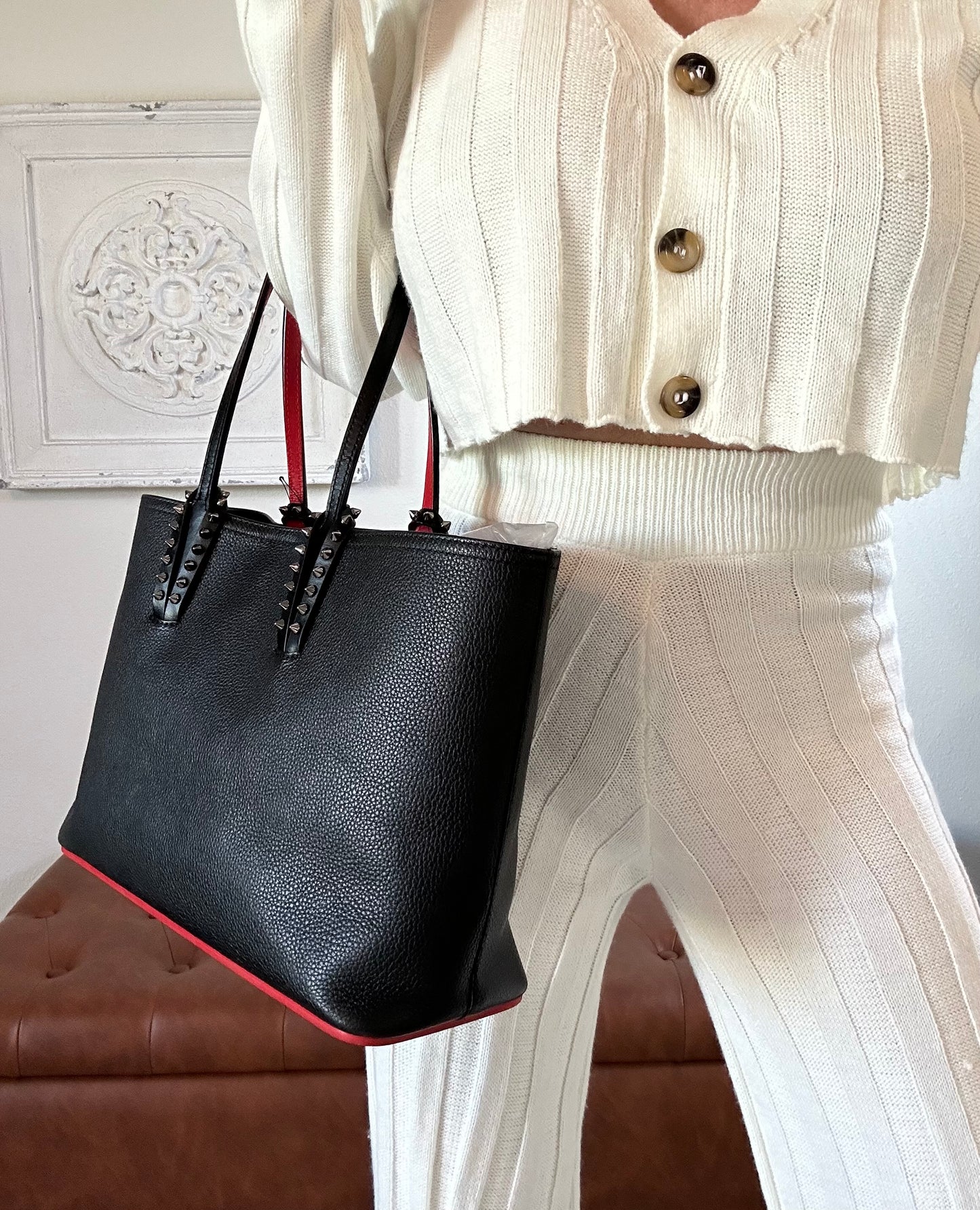 Christian Louboutin Cabata Small Leather Tote