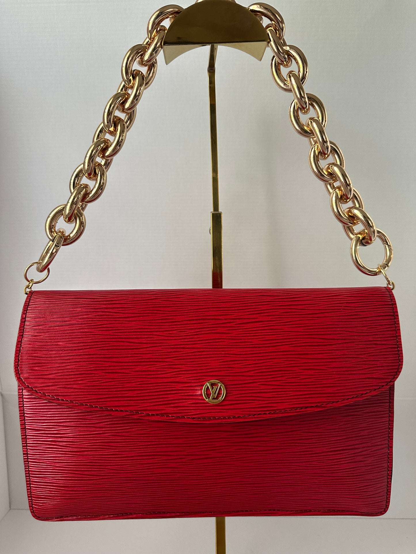 Louis Vuitton Epi leather RED vintage 1988