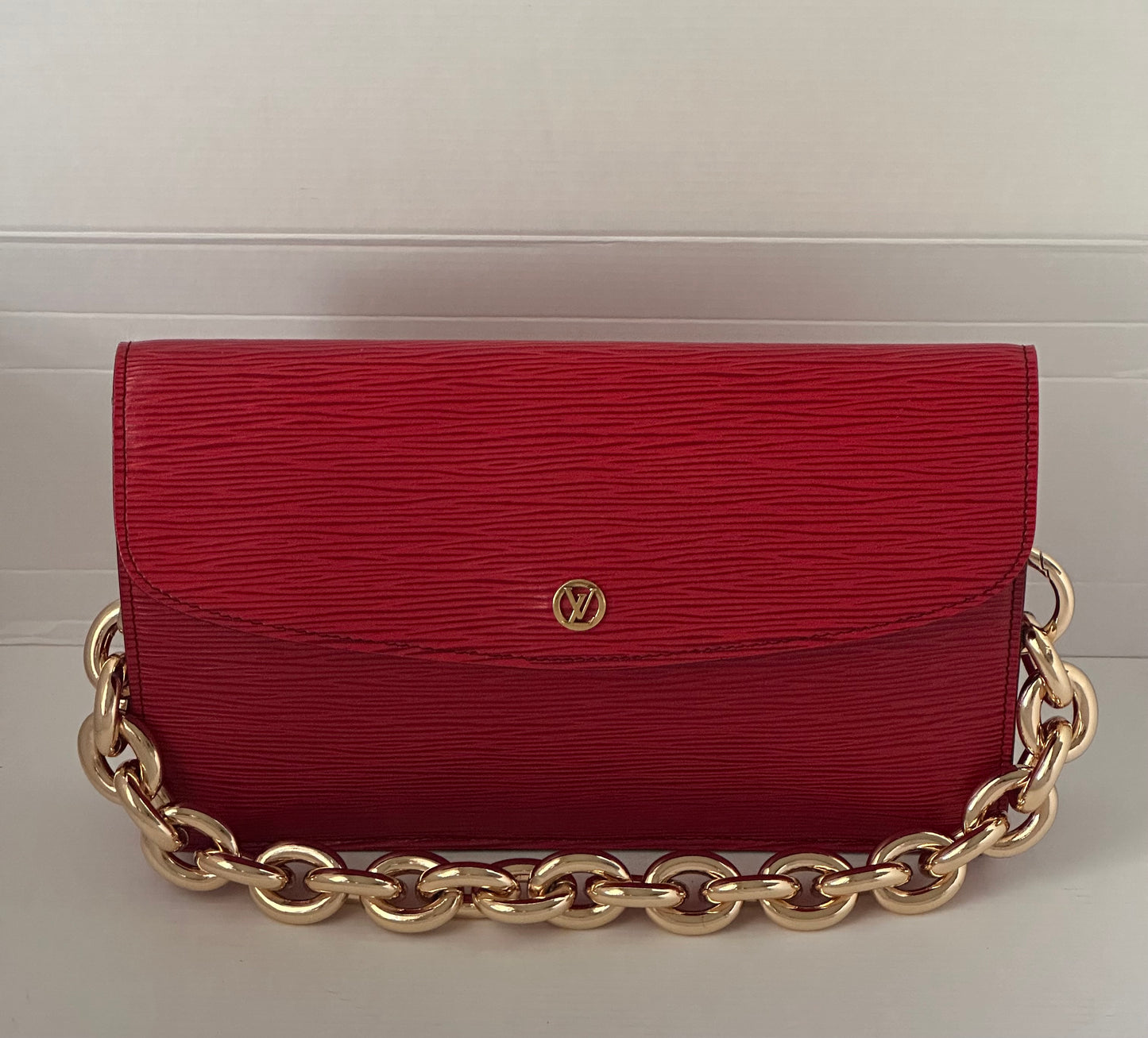 Louis Vuitton Epi leather RED vintage 1988