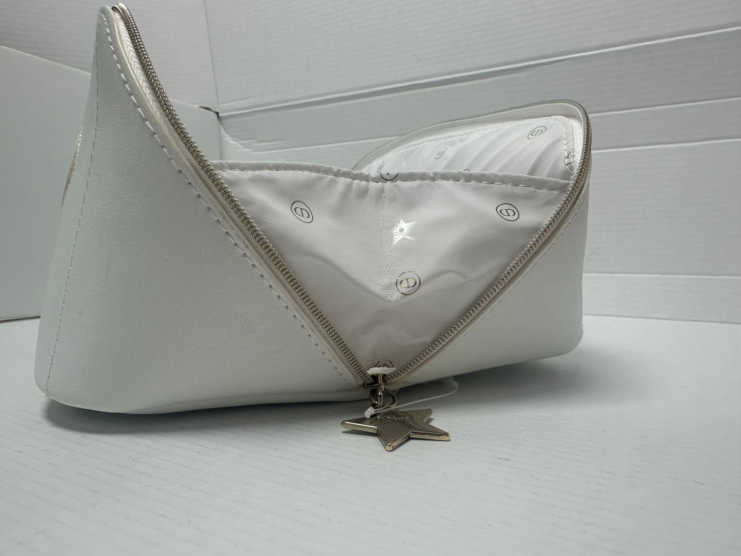 Dior Clutch Star SPARKLE white Gold Pouch Case