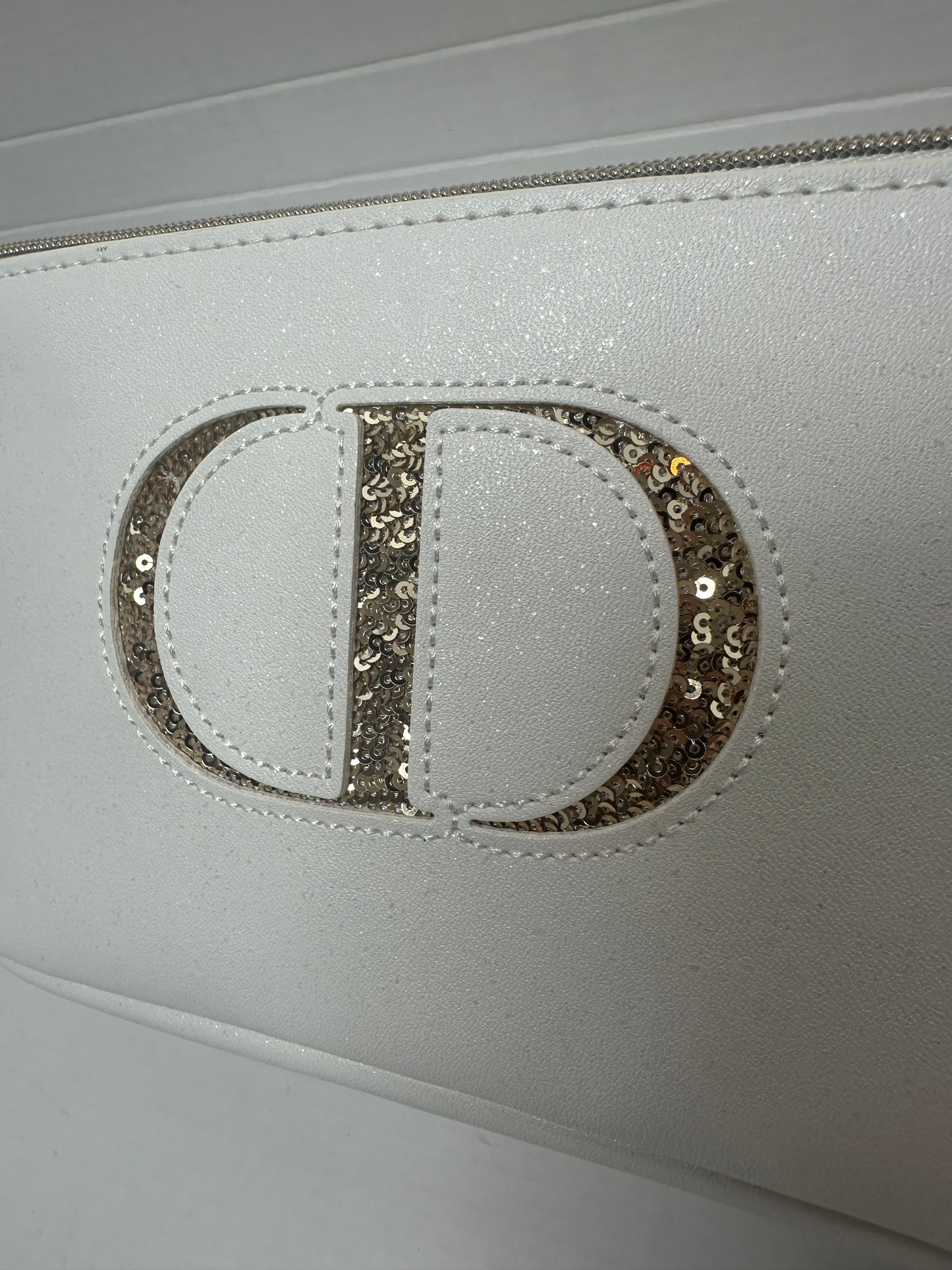 Dior Clutch Star SPARKLE white Gold Pouch Case