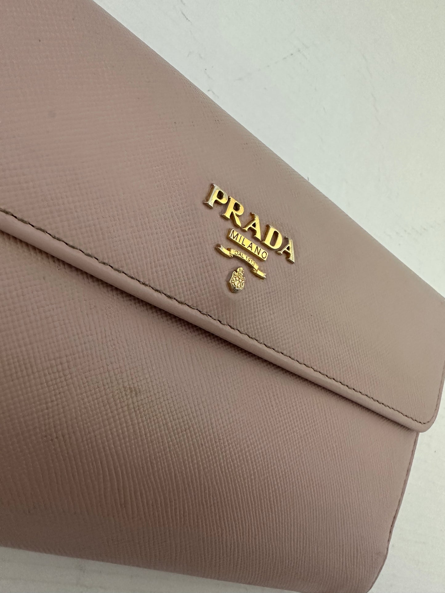 Available PRADA VITELLO LONG WALLET