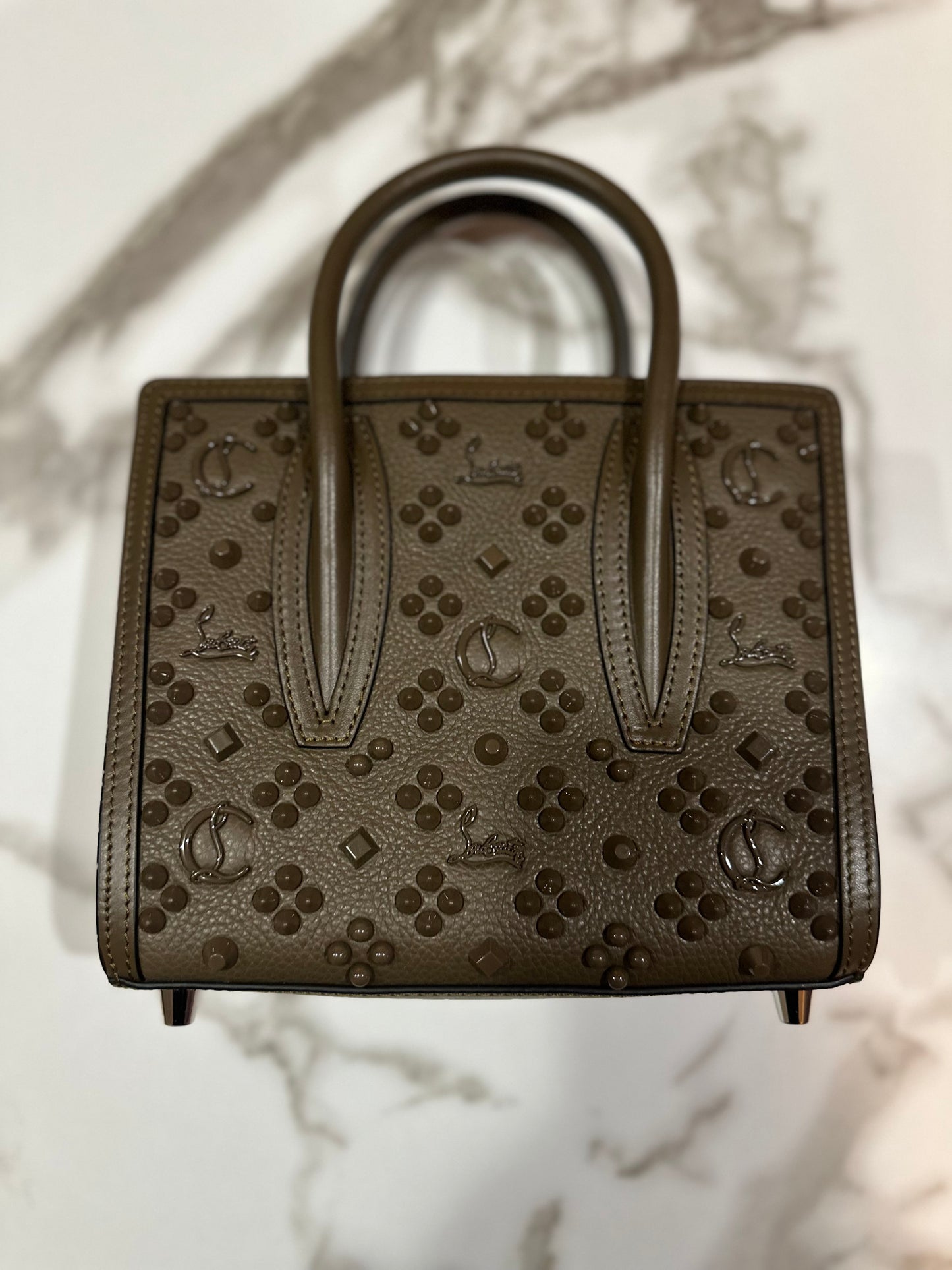 Available Christian Louboutin Paloma Mini Empire Loubi In The Sky Tote Bag