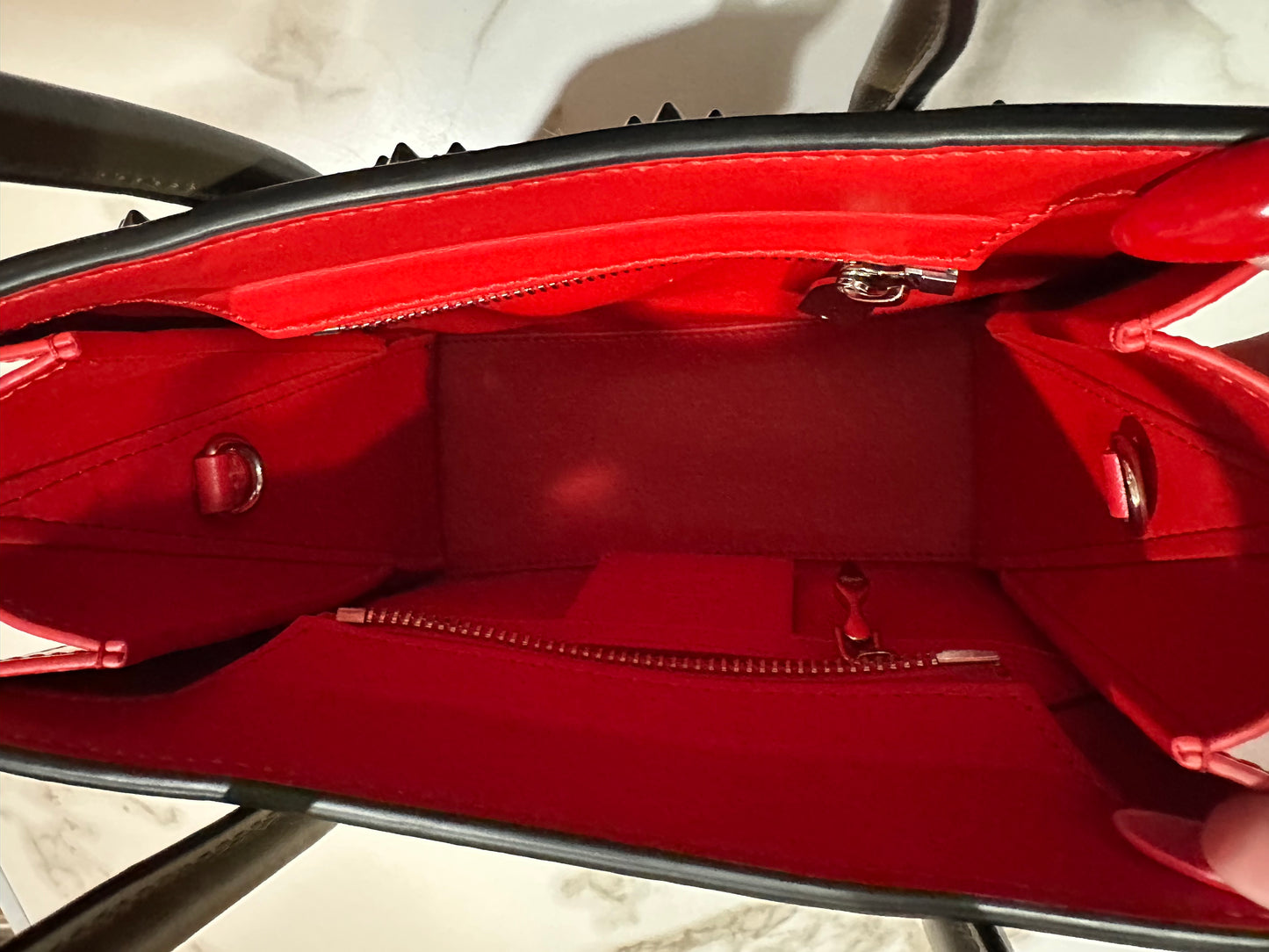 Available Christian Louboutin Paloma Mini Empire Loubi In The Sky Tote Bag