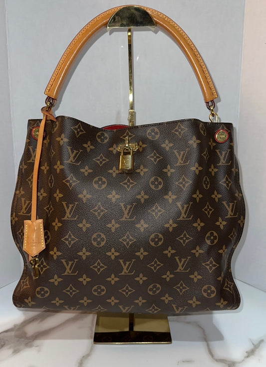 Louis Vuitton Monogram Gaia Noir Hobo Bag