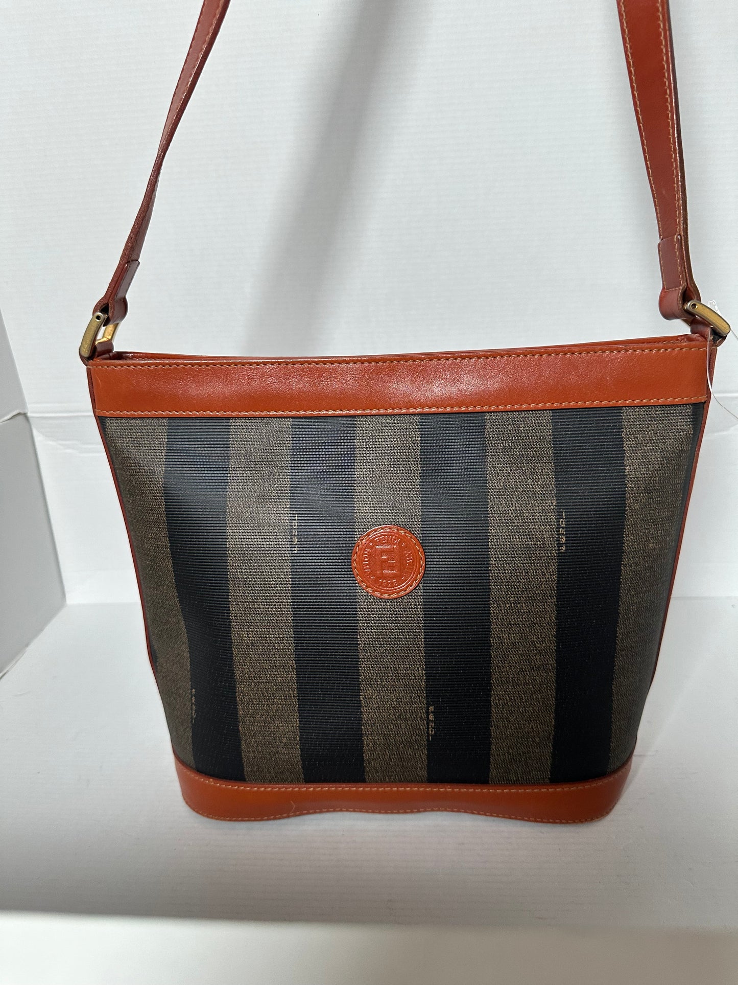 Fendi shoulder bag paquin stripe