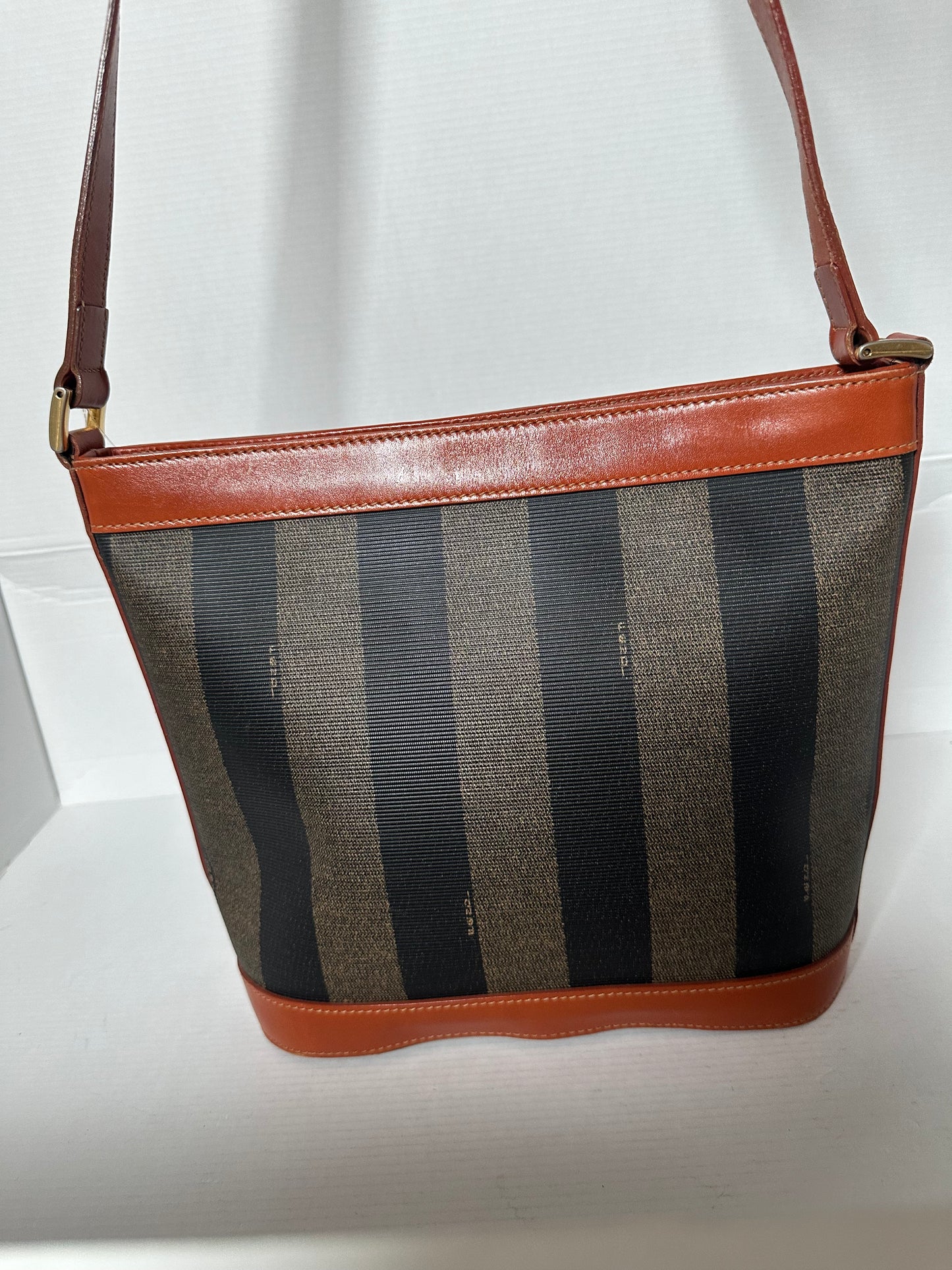 Fendi shoulder bag paquin stripe