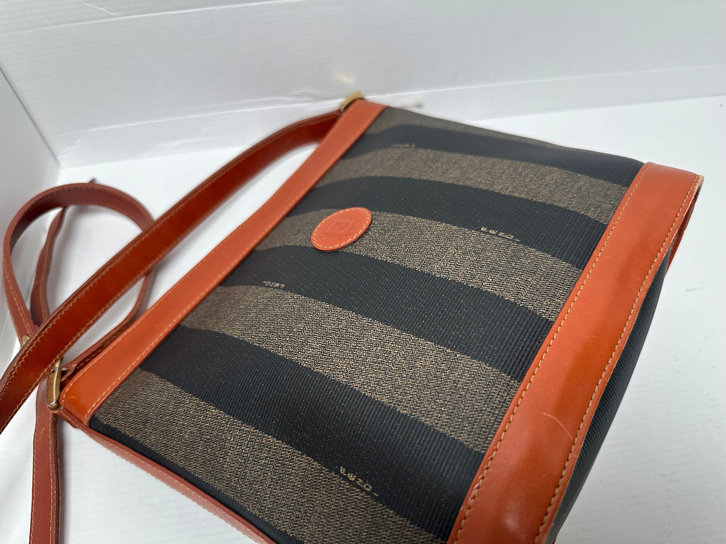 Fendi shoulder bag paquin stripe