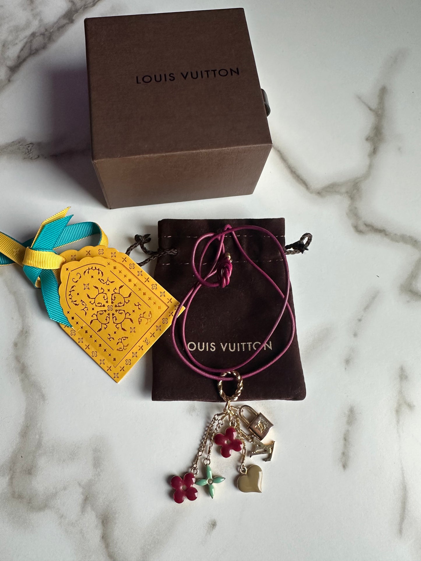Louis Vuitton Multicolor Monogram Tiff Sweet Necklace bag charm