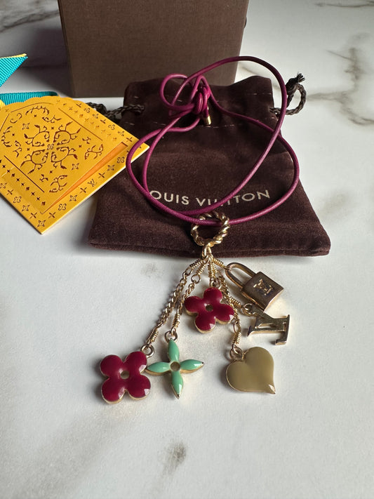 Louis Vuitton Multicolor Monogram Tiff Sweet Necklace bag charm
