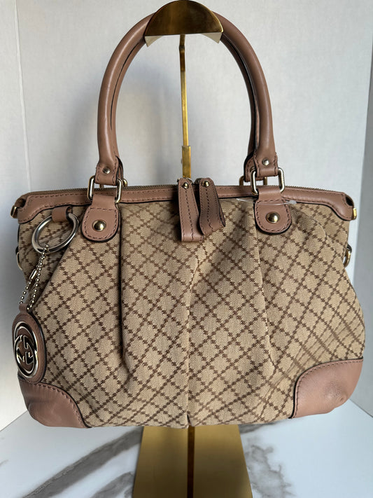 Gucci Diamante Sukey Canvas Tote bag