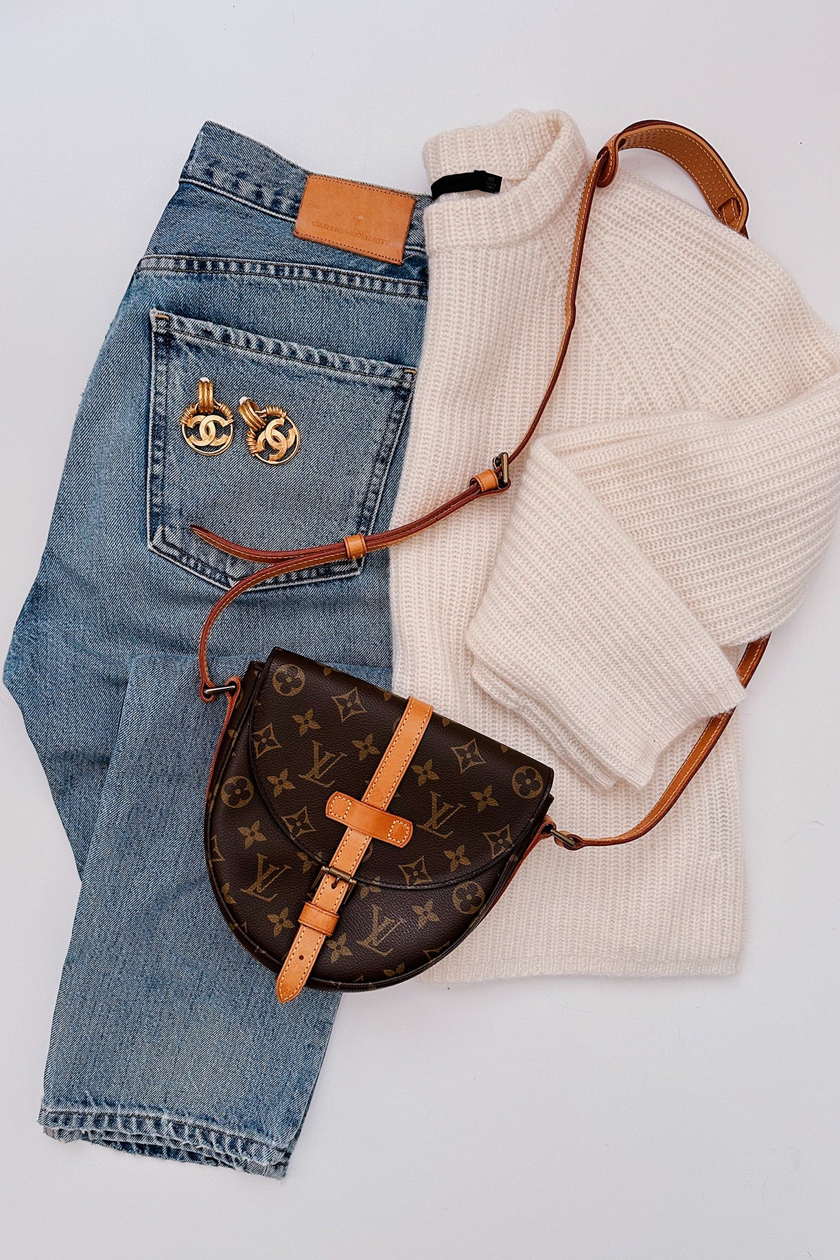 Louis Vuitton Monogram CHANTILLY PM Shoulder Bag/ crossbody