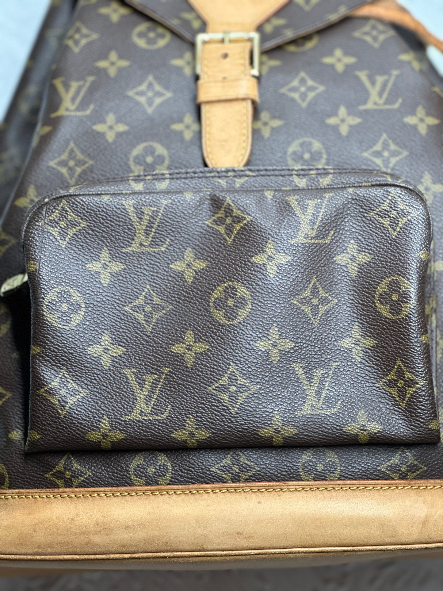 LOUIS VUITTON Monogram Canvas Montsouris Backpack