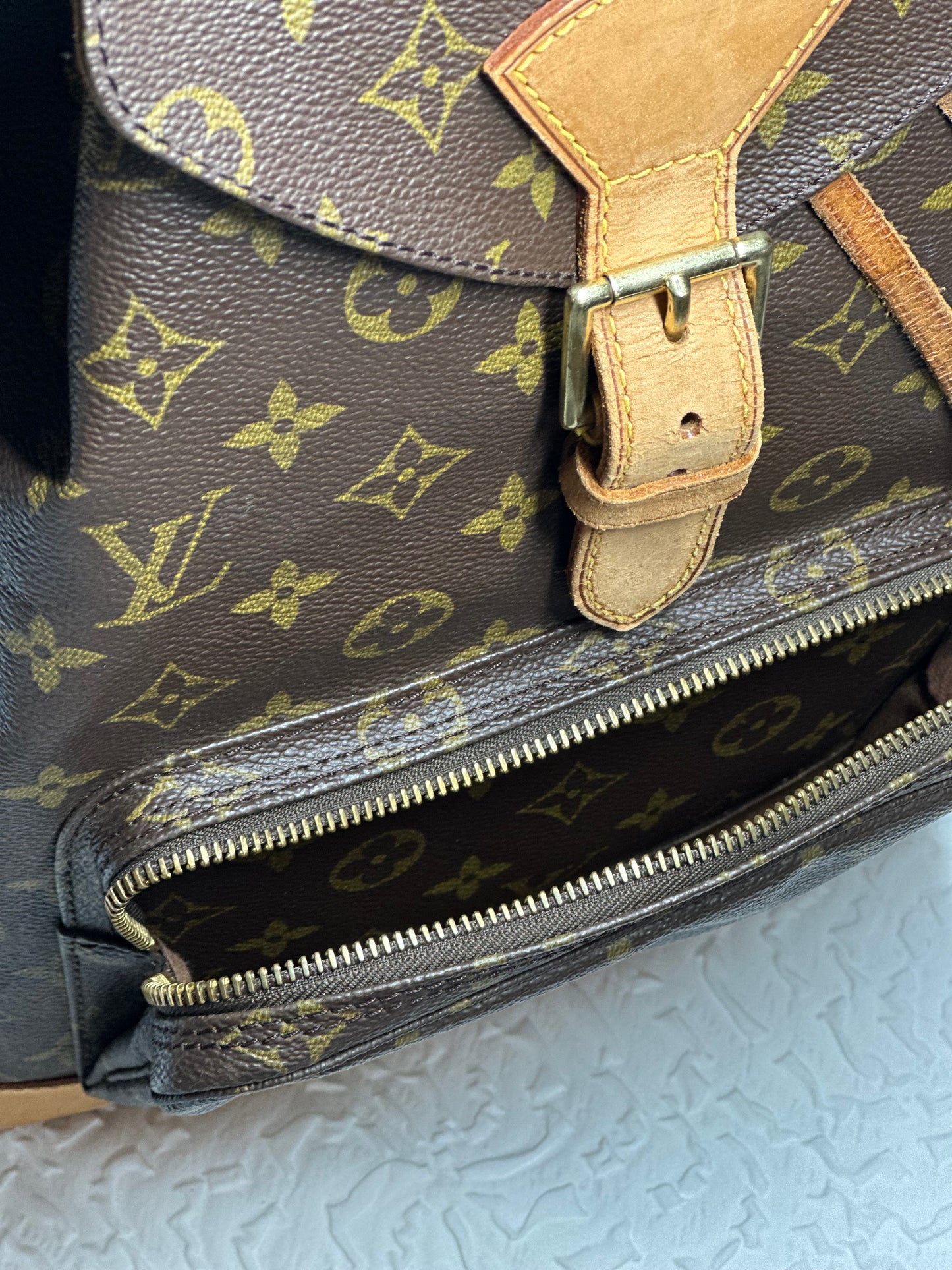 LOUIS VUITTON Monogram Canvas Montsouris Backpack