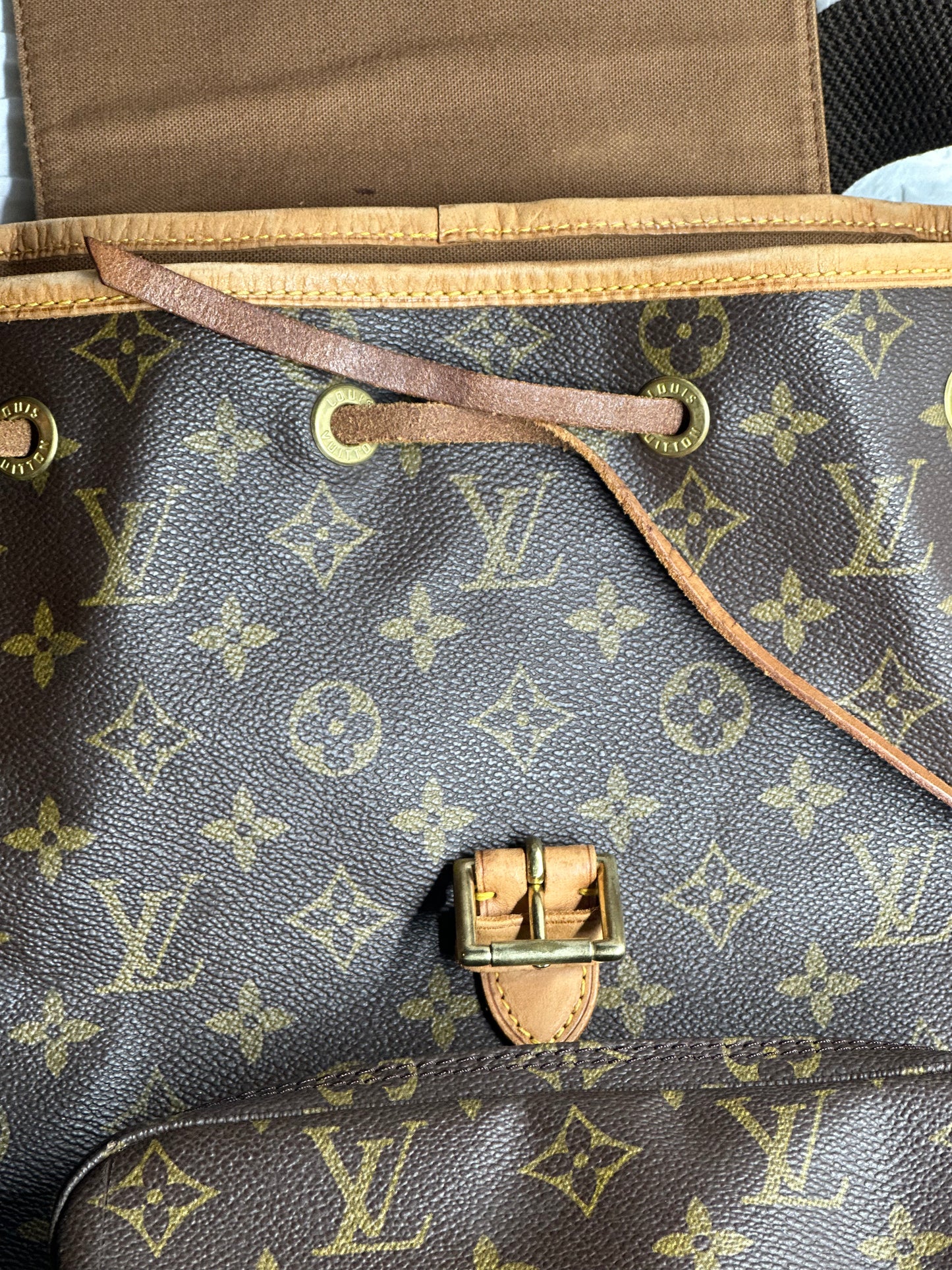 LOUIS VUITTON Monogram Canvas Montsouris Backpack