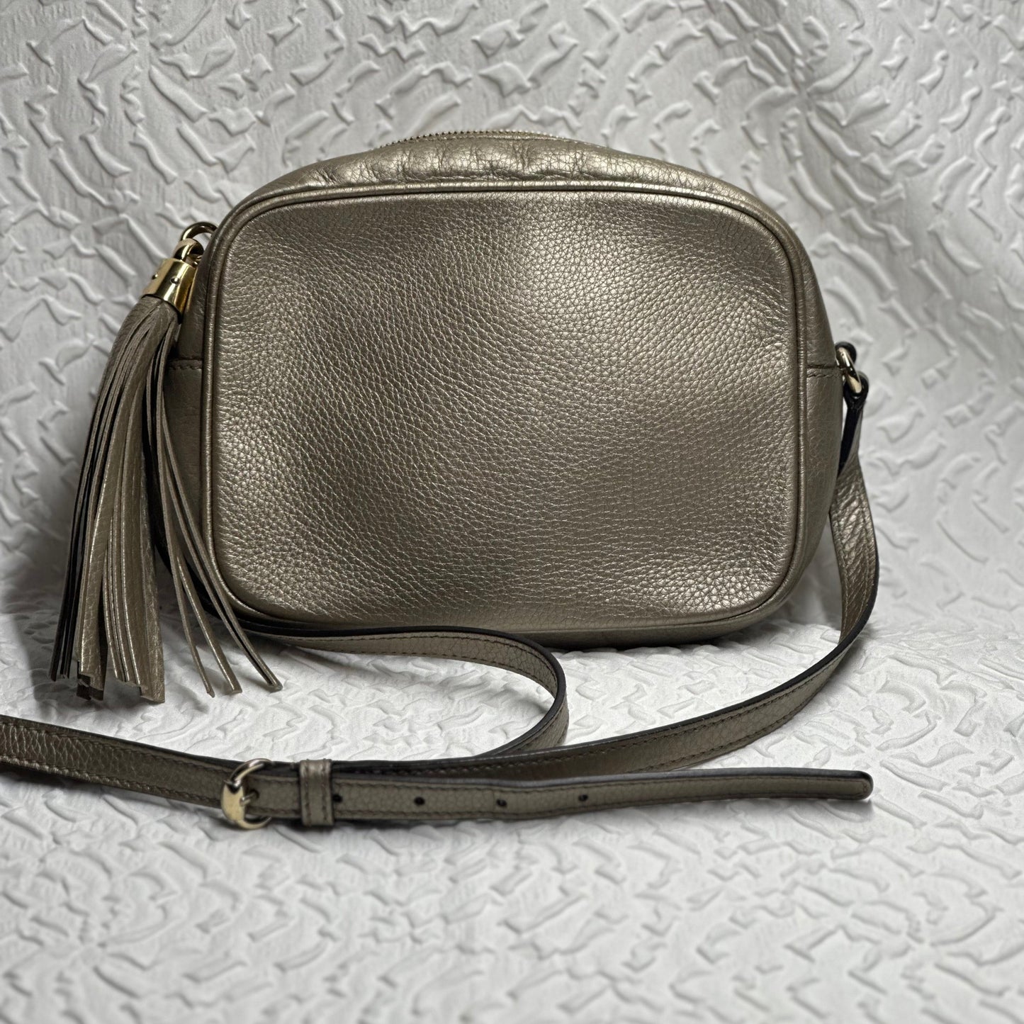 Gucci Iridescent Leather Soho Disco Crossbody Bag