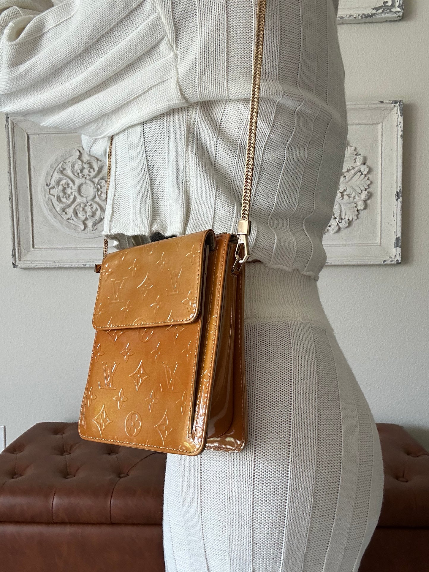 Louis Vuitton vernis shoulder bag vintage