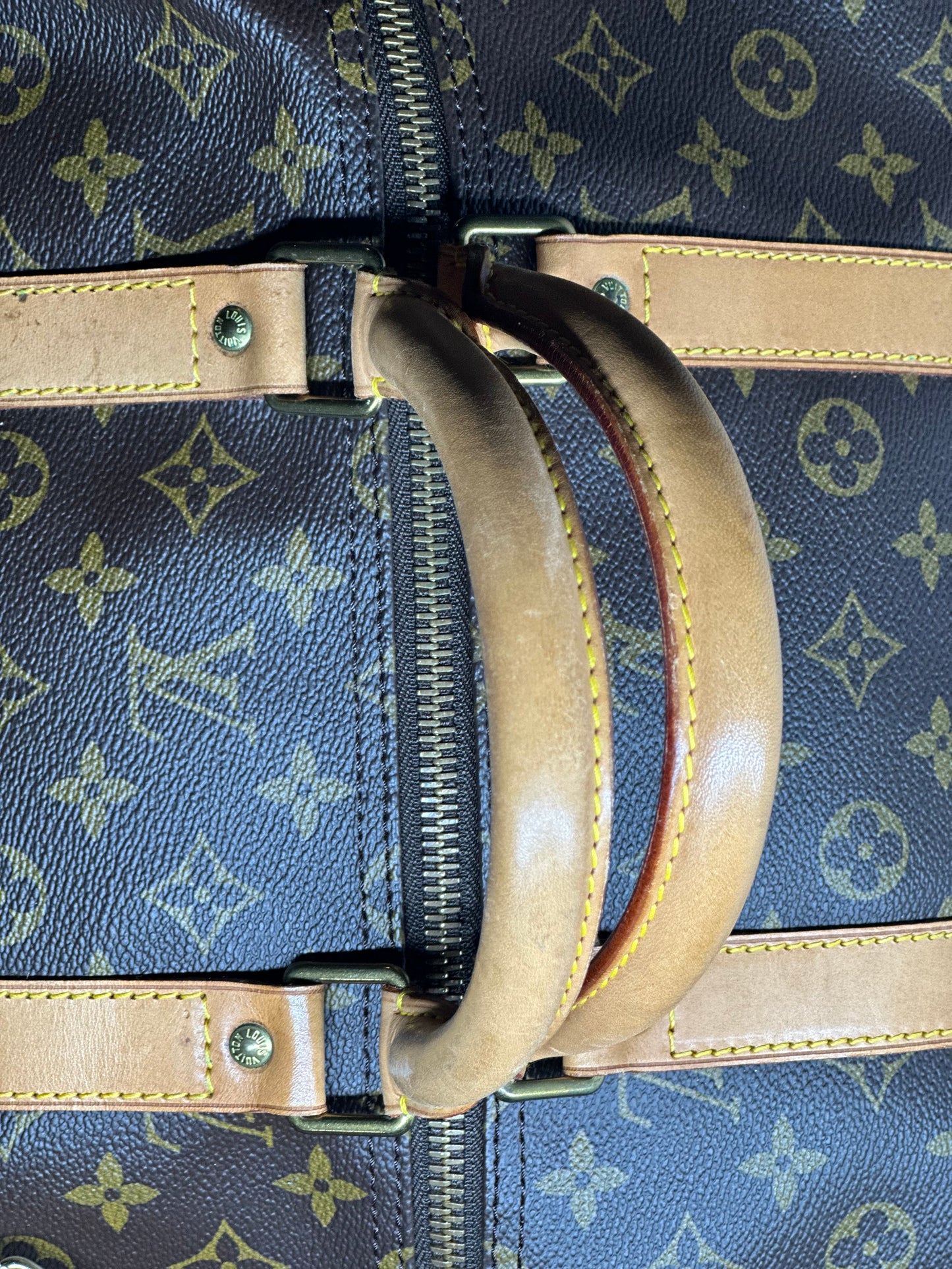 Louis Vuitton Keepall Bandouliere 55 Monogram Duffel Bag