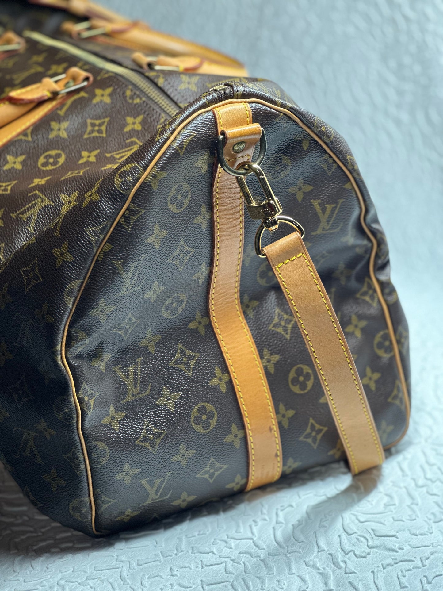 Louis Vuitton Keepall Bandouliere 55 Monogram Duffel Bag