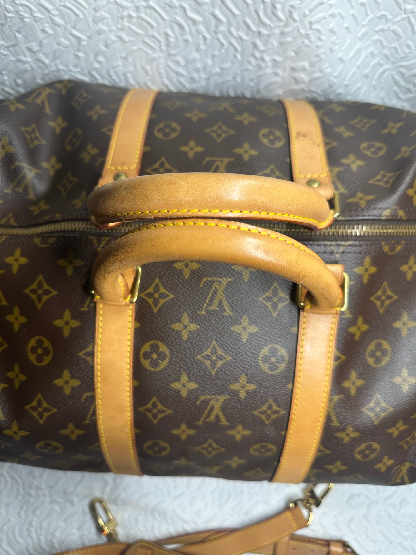 Louis Vuitton Keepall Bandouliere 55 Monogram Duffel Bag