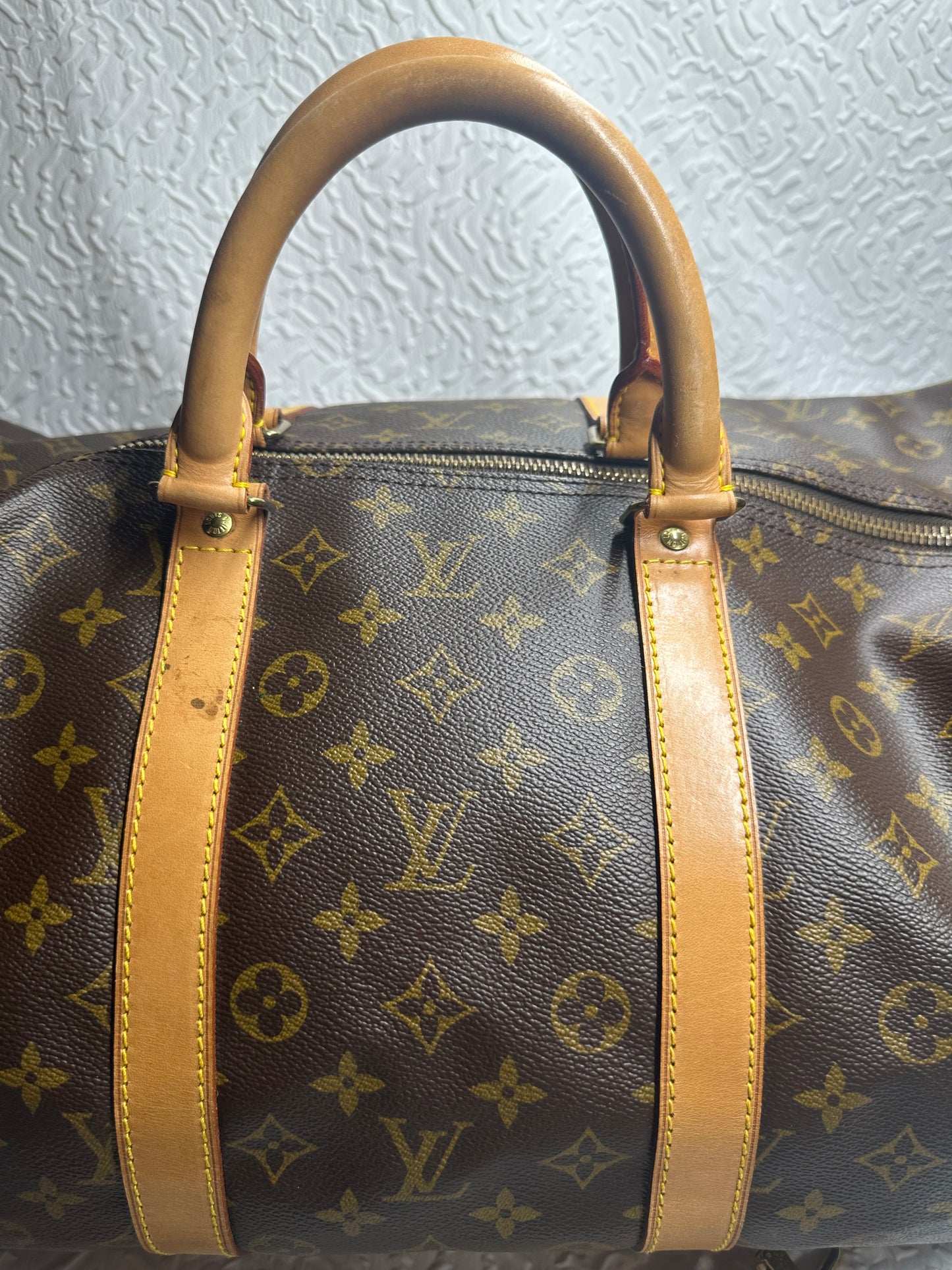 Louis Vuitton Keepall Bandouliere 55 Monogram Duffel Bag