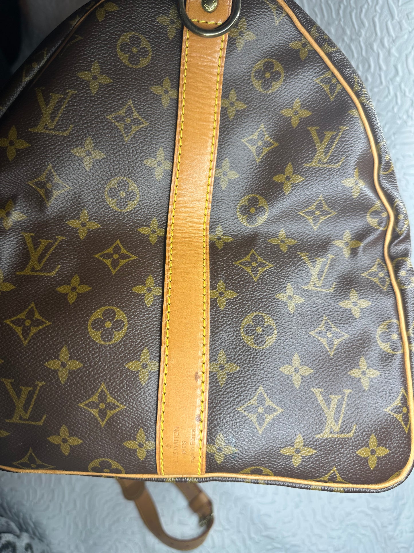 Louis Vuitton Keepall Bandouliere 55 Monogram Duffel Bag