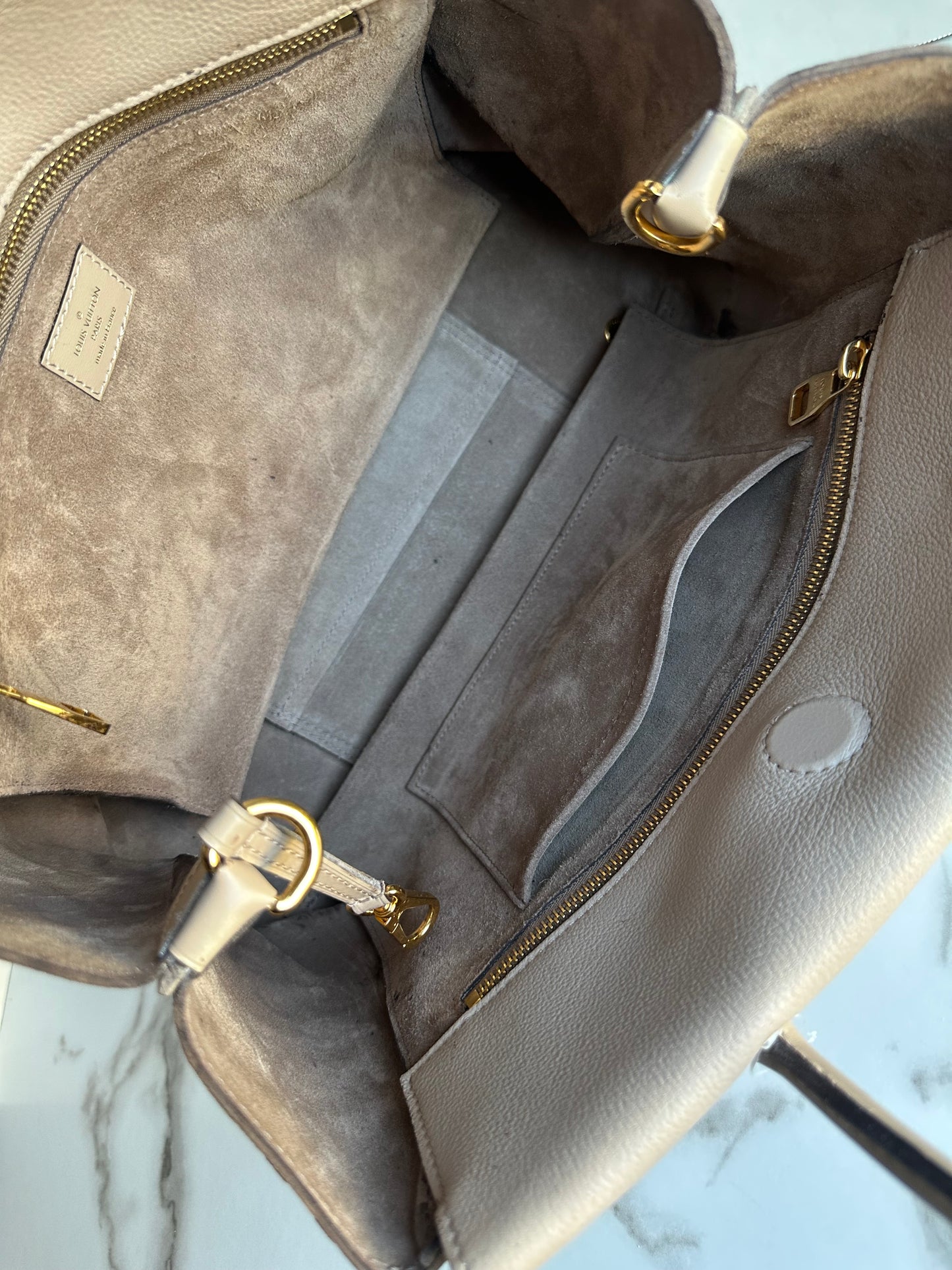 Louis Vuitton Tote W Verreur Monogram Calfskin Galle Graige PM Tote