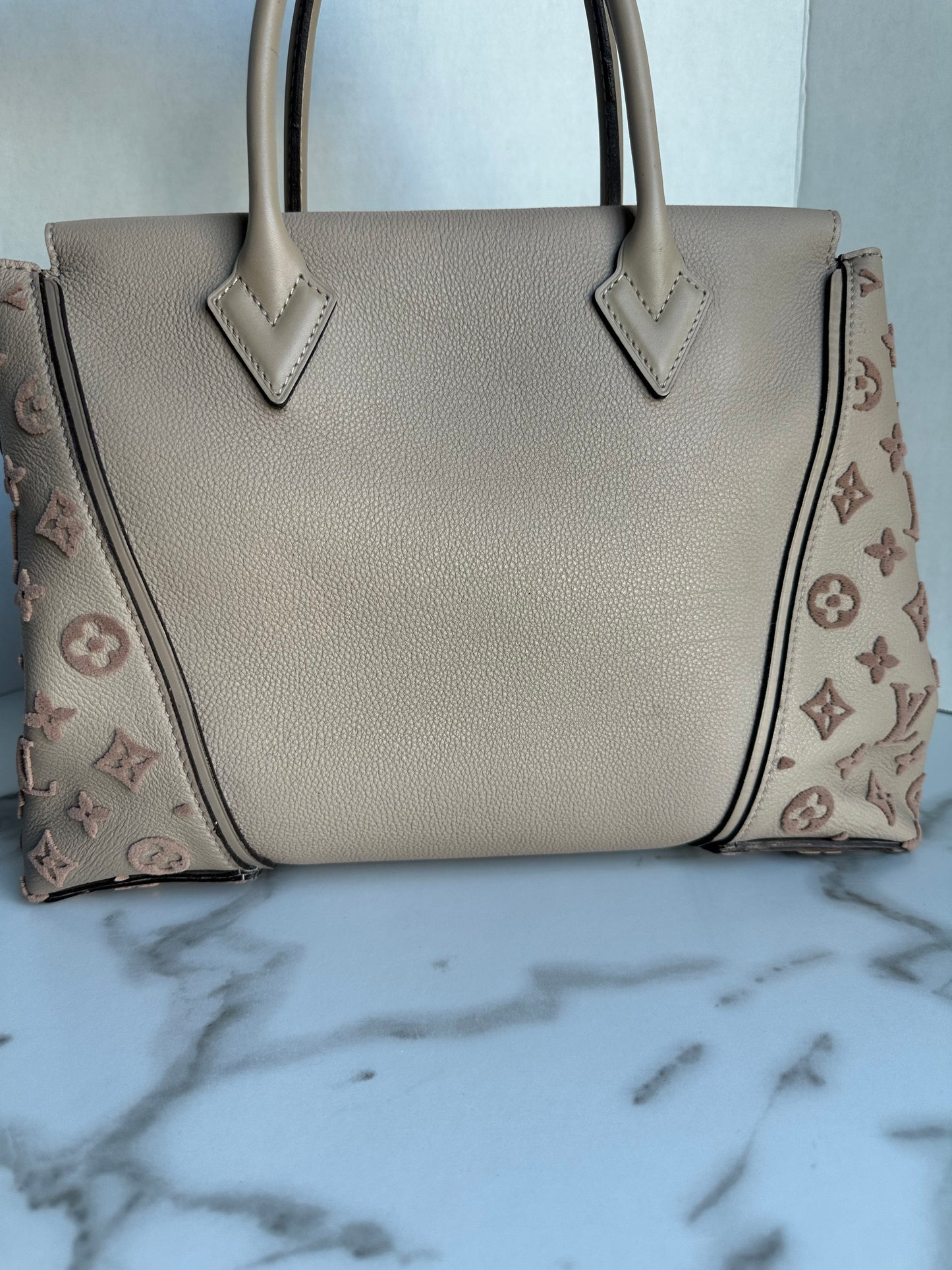 Louis Vuitton Tote W Verreur Monogram Calfskin Galle Graige PM Tote