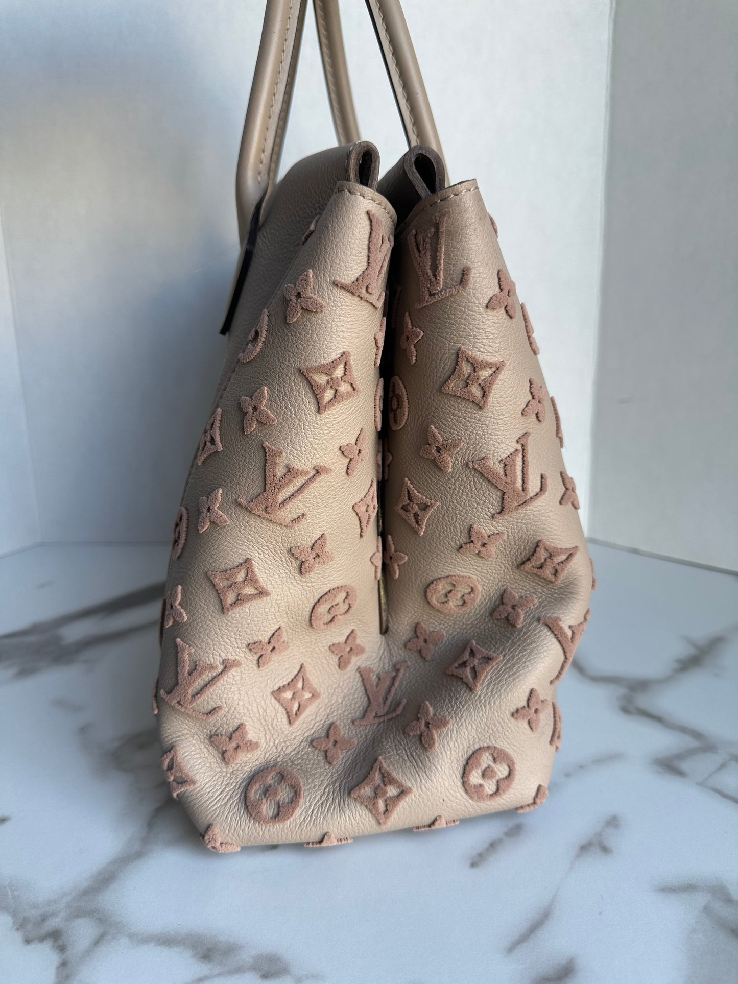 Louis Vuitton Tote W Verreur Monogram Calfskin Galle Graige PM Tote