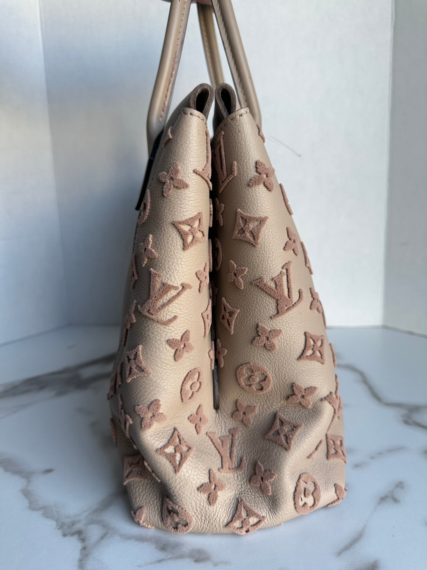Louis Vuitton Tote W Verreur Monogram Calfskin Galle Graige PM Tote