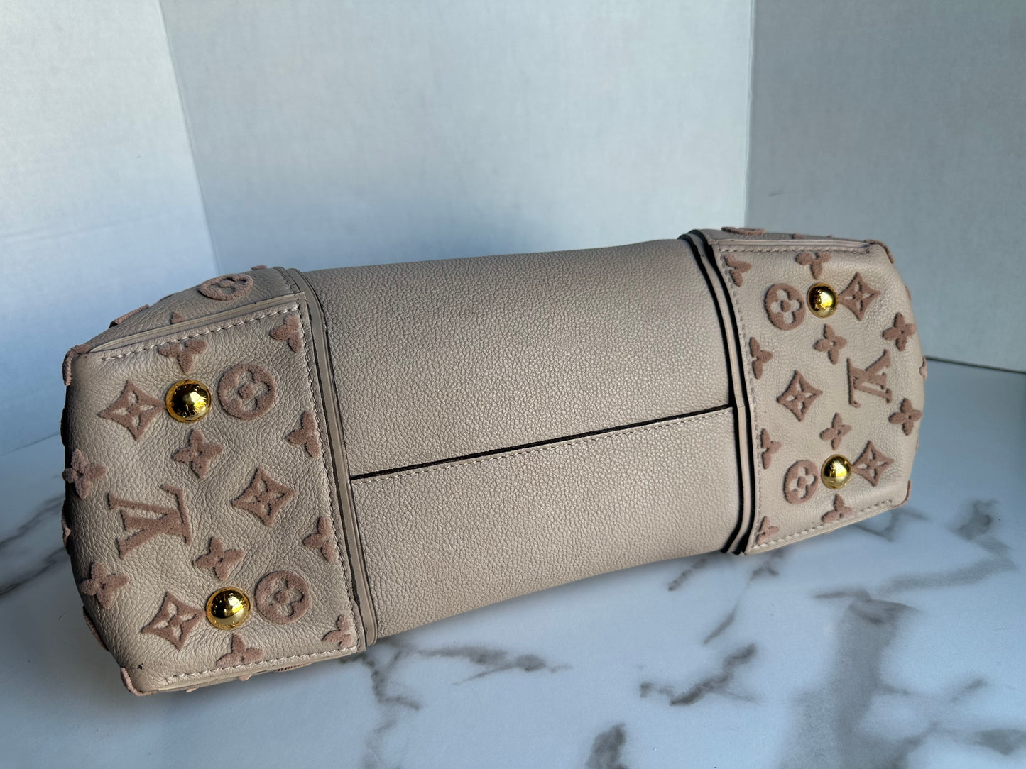 Louis Vuitton Tote W Verreur Monogram Calfskin Galle Graige PM Tote