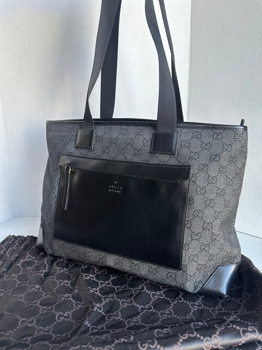 Gucci Vintage GG Canvas Tote