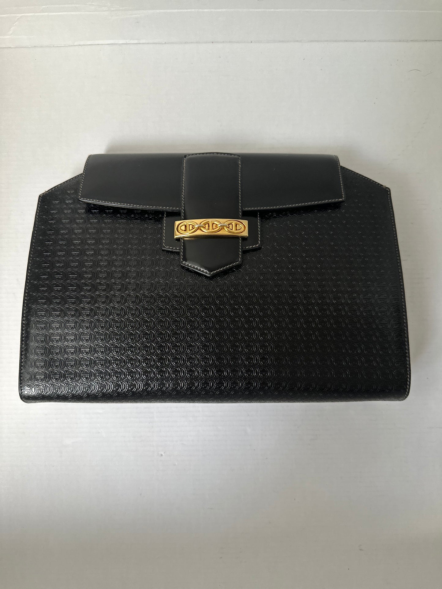 Gucci Clutch black vintage GG