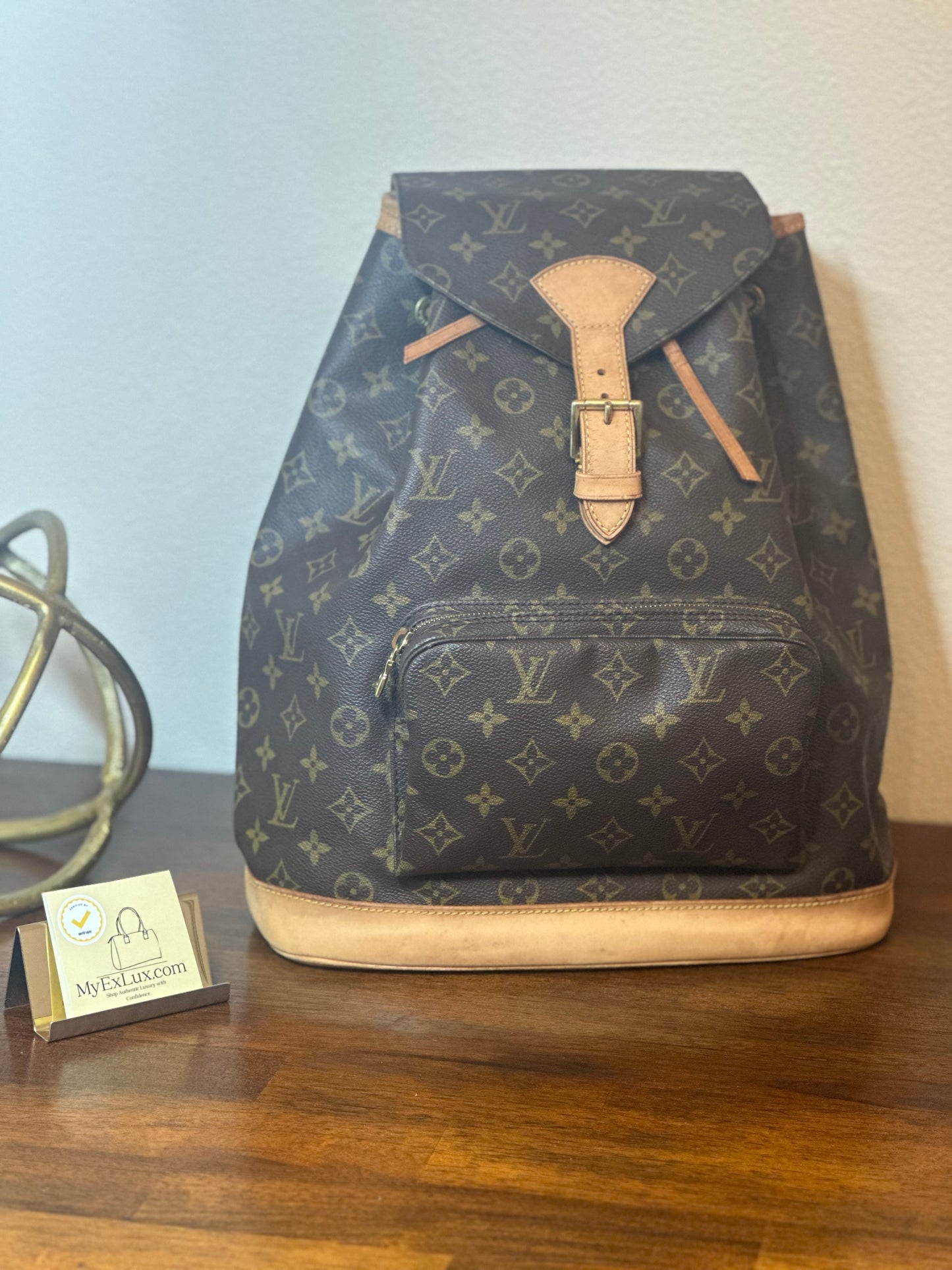 LOUIS VUITTON Monogram Canvas Montsouris Backpack