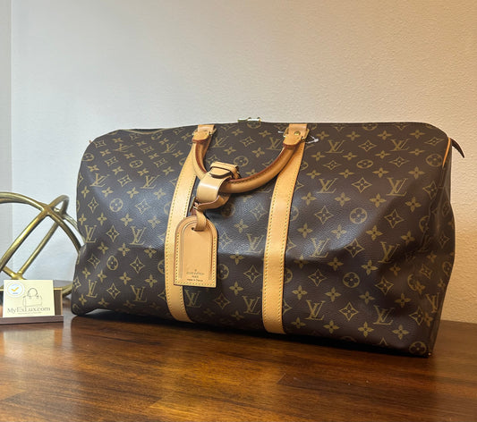 Louis Vuitton Keepall 50 Monogram Duffel Bag