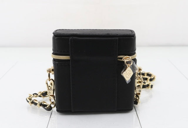 Chanel CC Novelty Case & Pouch Black Chain Bag