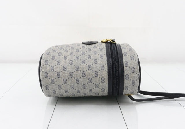 Gucci Vintage Binocular Style Logo Crossbody GG Monogram Canvas