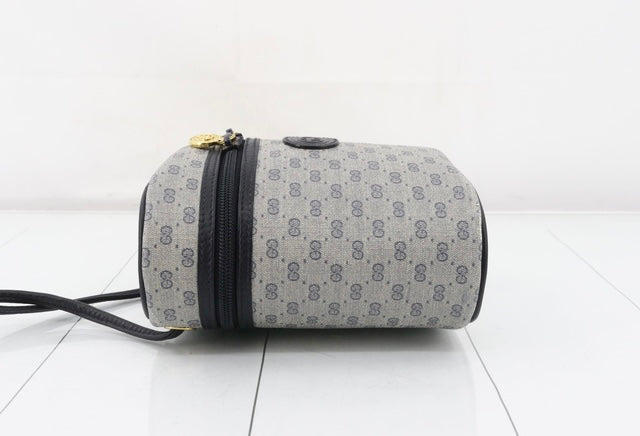 Gucci Vintage Binocular Style Logo Crossbody GG Monogram Canvas