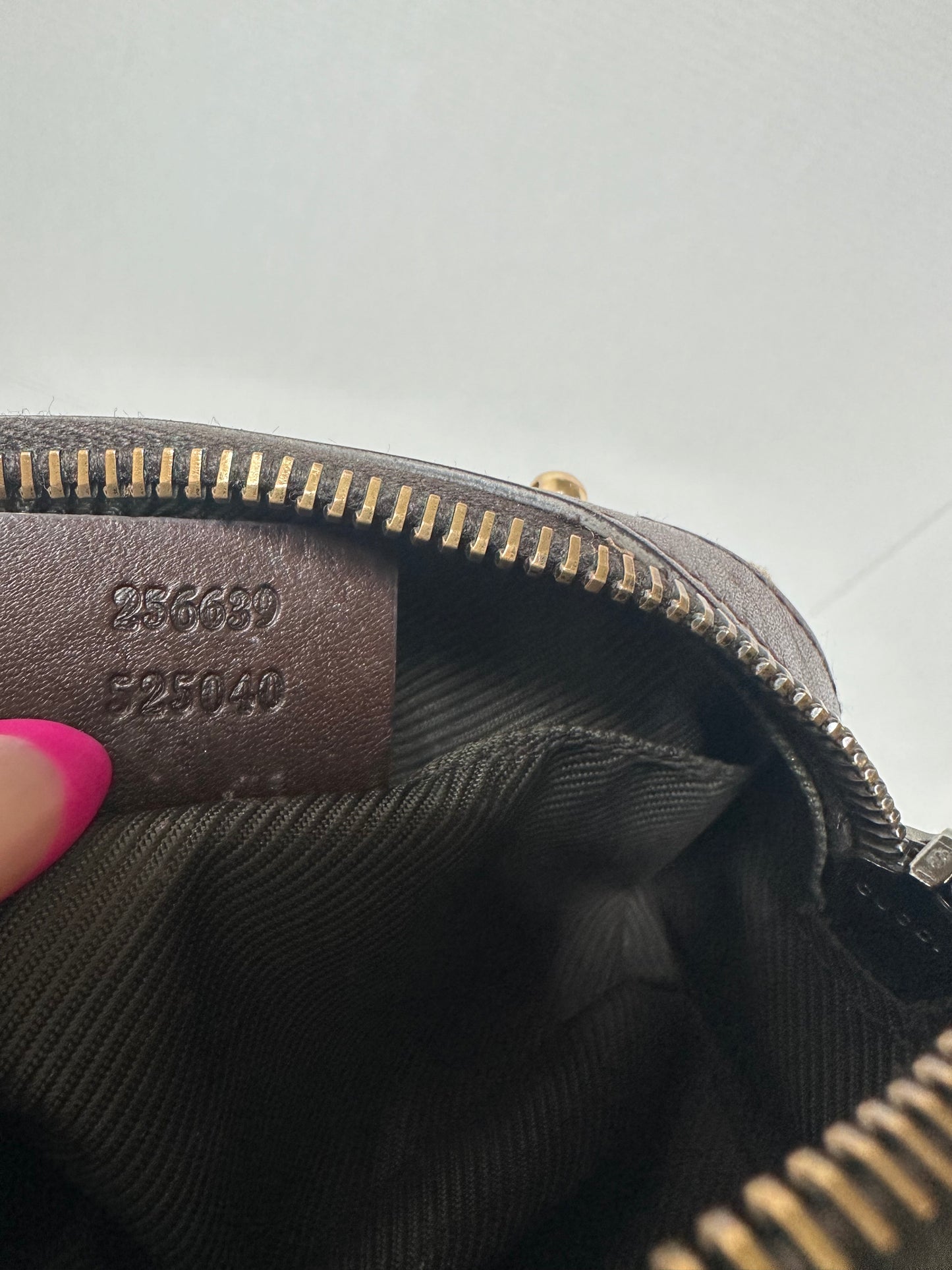 GUCCI micro vintage web sherry line bag