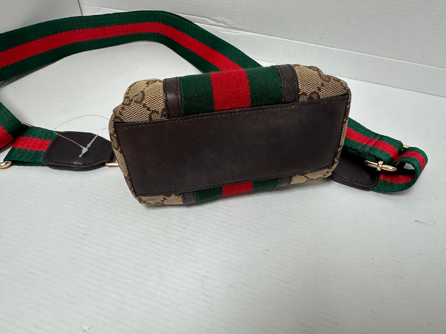 GUCCI micro vintage web sherry line bag